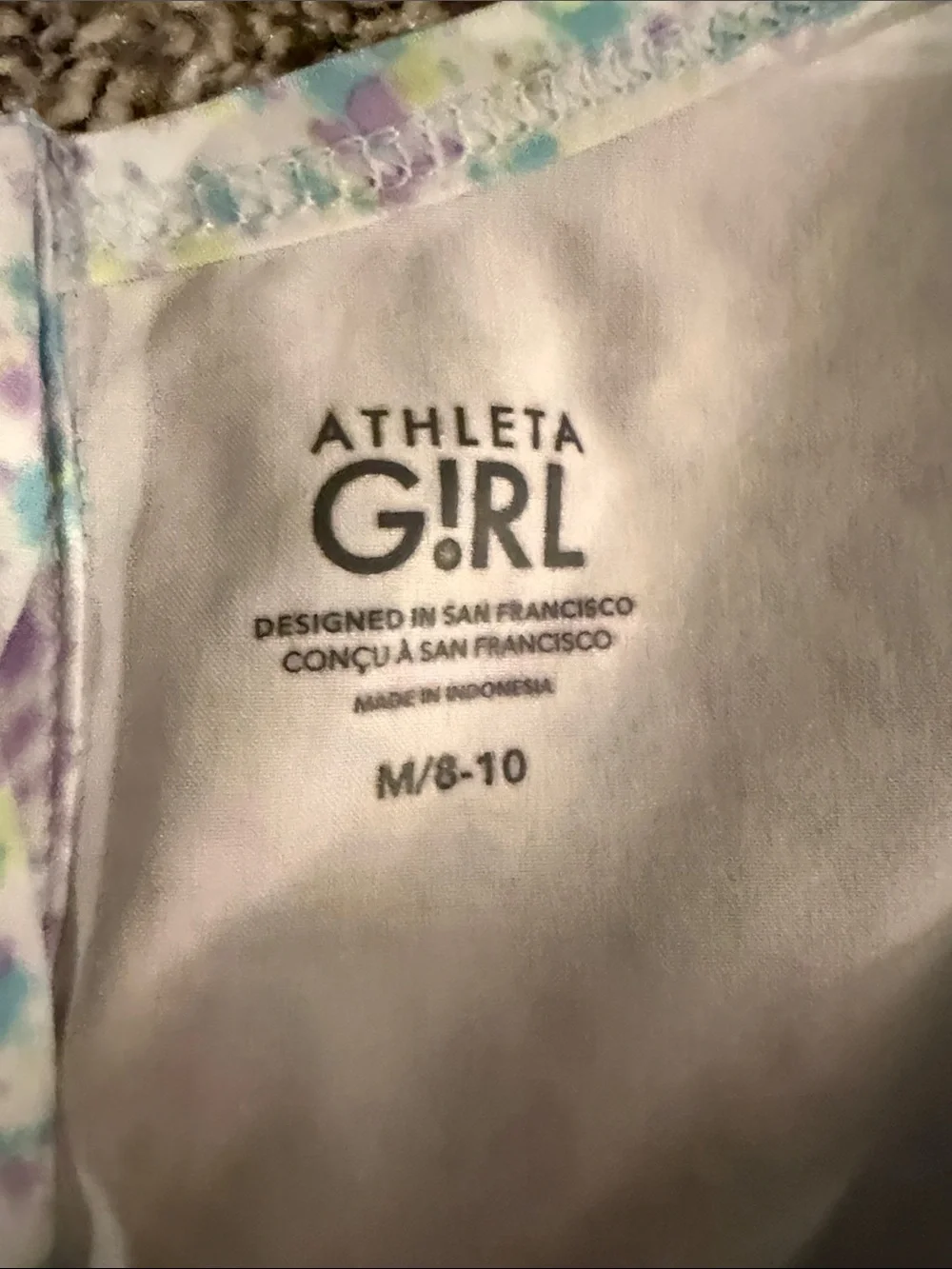 Athleta soft pastel